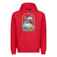 Red Stay Positive Classic Premium Hoodie - FloraArt