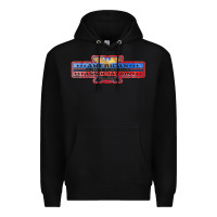 Black the american honky tonk bar association, distressed   garth brooks Premium Hoodie - FloraArt