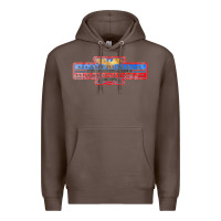 Coffee the american honky tonk bar association, distressed   garth brooks Premium Hoodie - FloraArt