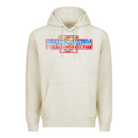 Oatmeal Heather the american honky tonk bar association, distressed   garth brooks Premium Hoodie - FloraArt