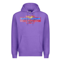 Purple the american honky tonk bar association, distressed   garth brooks Premium Hoodie - FloraArt