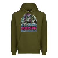 Army Green creepshow 1 Premium Hoodie - FloraArt