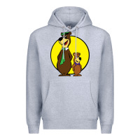 Heather Grey boo boo Premium Hoodie - FloraArt