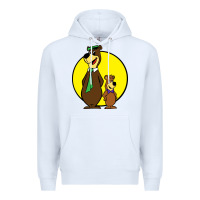 White boo boo Premium Hoodie - FloraArt
