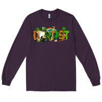 Plum St. Patrick's Day Dentist Long Sleeve Tee - CowGirlArtShop