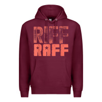 Burgundy riff raff, retro, punk, grunge. shabby style t shi Premium Hoodie - FloraArt