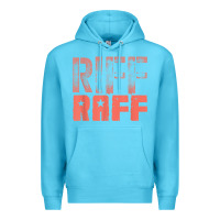 Ocean Blue riff raff, retro, punk, grunge. shabby style t shi Premium Hoodie - FloraArt