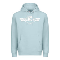Blue Mist legs diamond Premium Hoodie - FloraArt
