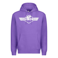 Purple legs diamond Premium Hoodie - FloraArt