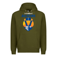 Army Green las vegas aviators Premium Hoodie - FloraArt