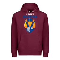 Burgundy las vegas aviators Premium Hoodie - FloraArt