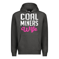 Charcoal Heather coal miners wife t shirt Premium Hoodie - FloraArt