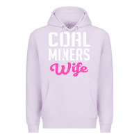 Lilac coal miners wife t shirt Premium Hoodie - FloraArt