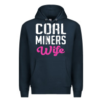Navy coal miners wife t shirt Premium Hoodie - FloraArt