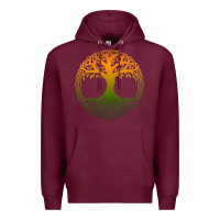 Burgundy tree of life merch Premium Hoodie - trangStudio