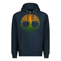Navy tree of life merch Premium Hoodie - trangStudio