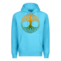 Ocean Blue tree of life merch Premium Hoodie - trangStudio