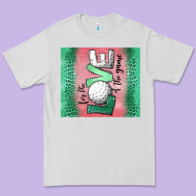 For The Love Of The Game Golf Premium Tee Designed By Jasminsmagicworld