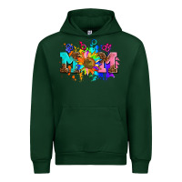 Forest Green pride lesbian gay mom sunflower Urban Hoodie - AdoDesignShop