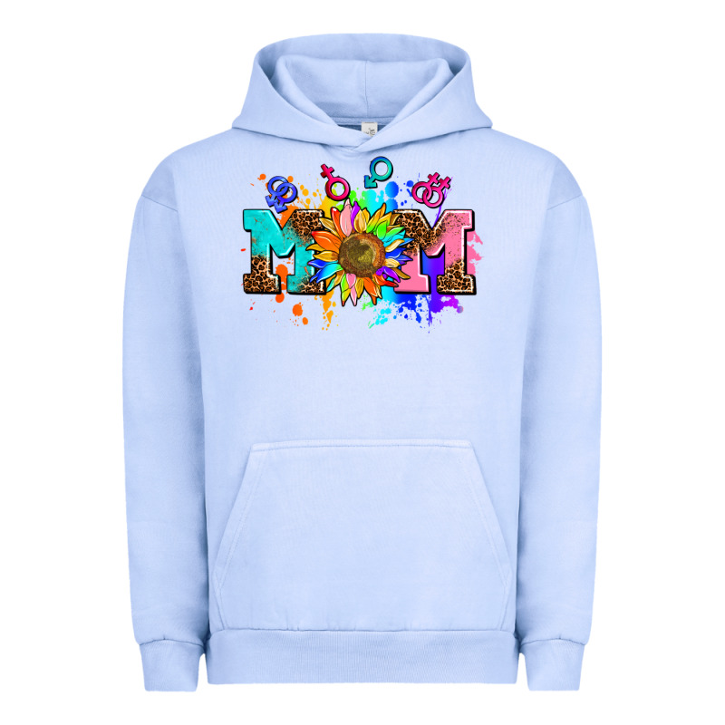 Pride Lesbian Gay Mom Sunflower Urban Hoodie by AdoDesignShop | Teevron