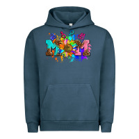 Pigment Midnight Navy pride lesbian gay mom sunflower Urban Hoodie - AdoDesignShop
