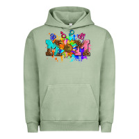 Pigment Oil Green pride lesbian gay mom sunflower Urban Hoodie - AdoDesignShop