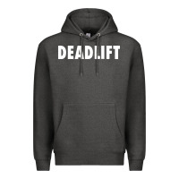 Charcoal Heather deadlift Premium Hoodie - FloraArt