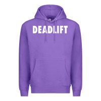 Purple deadlift Premium Hoodie - FloraArt