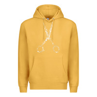 Mustard Barber Hairdresser For Barbershop Owner Gift Haircut Stylist Premium Hoodie - trangStudio