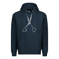 Navy Barber Hairdresser For Barbershop Owner Gift Haircut Stylist Premium Hoodie - trangStudio