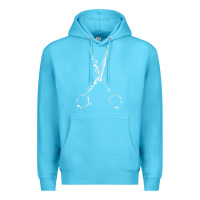 Ocean Blue Barber Hairdresser For Barbershop Owner Gift Haircut Stylist Premium Hoodie - trangStudio