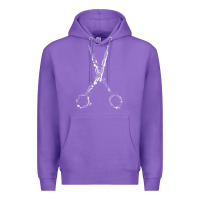 Purple Barber Hairdresser For Barbershop Owner Gift Haircut Stylist Premium Hoodie - trangStudio