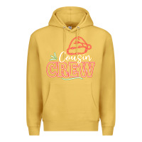 Antique Gold cousin crew Premium Hoodie - CowhideDigitalArt