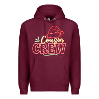 Burgundy cousin crew Premium Hoodie - CowhideDigitalArt