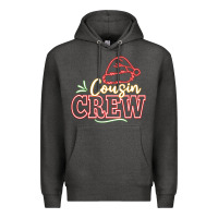 Charcoal Heather cousin crew Premium Hoodie - CowhideDigitalArt