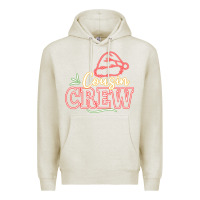 Oatmeal Heather cousin crew Premium Hoodie - CowhideDigitalArt