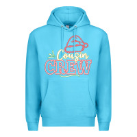 Ocean Blue cousin crew Premium Hoodie - CowhideDigitalArt