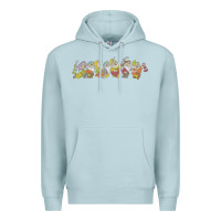 Blue Mist Snow White And The Seven Dwarfs Marching In Line Premium Hoodie - FloraArt