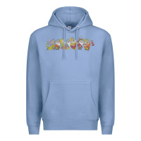 Colony Blue Snow White And The Seven Dwarfs Marching In Line Premium Hoodie - FloraArt