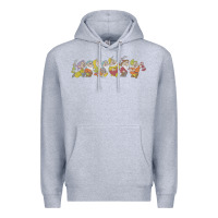 Heather Grey Snow White And The Seven Dwarfs Marching In Line Premium Hoodie - FloraArt