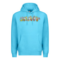 Ocean Blue Snow White And The Seven Dwarfs Marching In Line Premium Hoodie - FloraArt