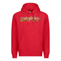 Red Snow White And The Seven Dwarfs Marching In Line Premium Hoodie - FloraArt