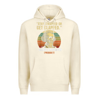 Sandshell stay strapped or get clapped george washington Premium Hoodie - FloraArt