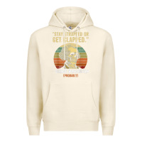 Tofu stay strapped or get clapped george washington Premium Hoodie - FloraArt