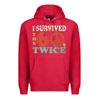 Cardinal I Survived The Sixties 60s Twice Premium Hoodie - FloraArt