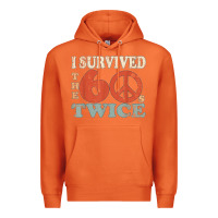 Carrot I Survived The Sixties 60s Twice Premium Hoodie - FloraArt