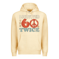 Pina Colada I Survived The Sixties 60s Twice Premium Hoodie - FloraArt