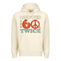 Sandshell I Survived The Sixties 60s Twice Premium Hoodie - FloraArt