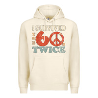 Tofu I Survived The Sixties 60s Twice Premium Hoodie - FloraArt
