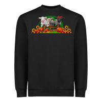 Black halloween baby sheeps Heavyweight Sweatshirt - LillyAllenDesigns